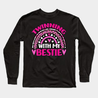 Twin Matching Twins Day Friend Twinning With My Bestie Twin Long Sleeve T-Shirt